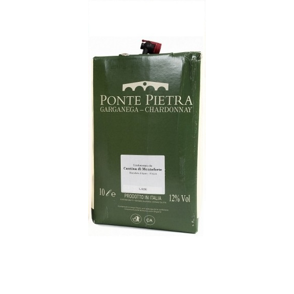 Ponte Pietra, Garganega/Chardonnay 10 litre Bag-in-Box, 2019